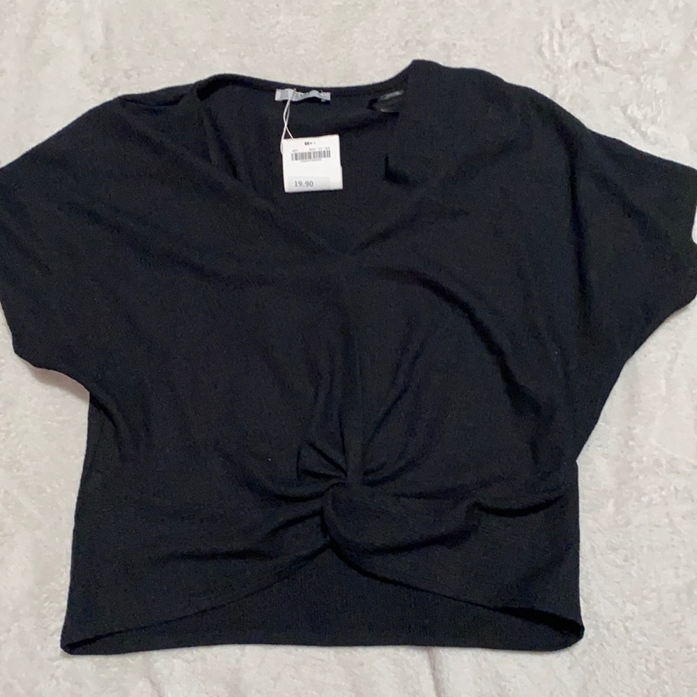 Zara Tie Knit Top
